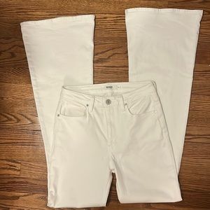 Hudson womens white jeans